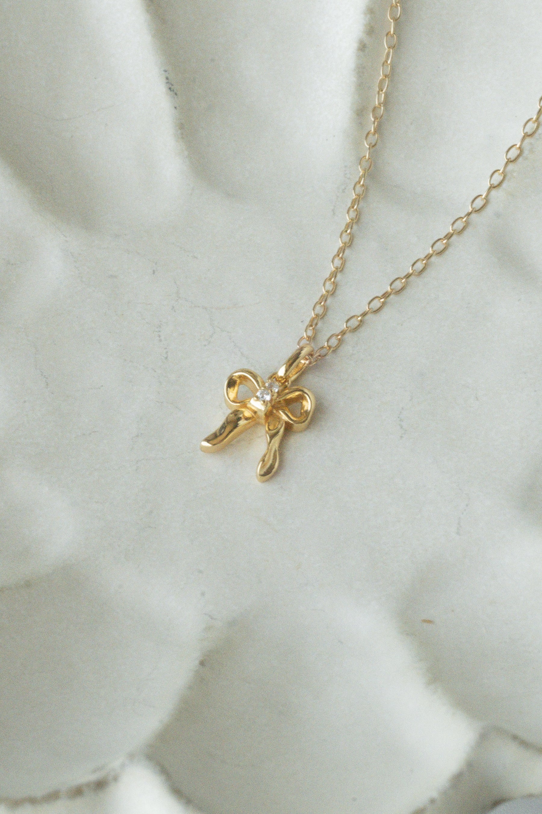Take A Bow Pendant Necklace - Image 9