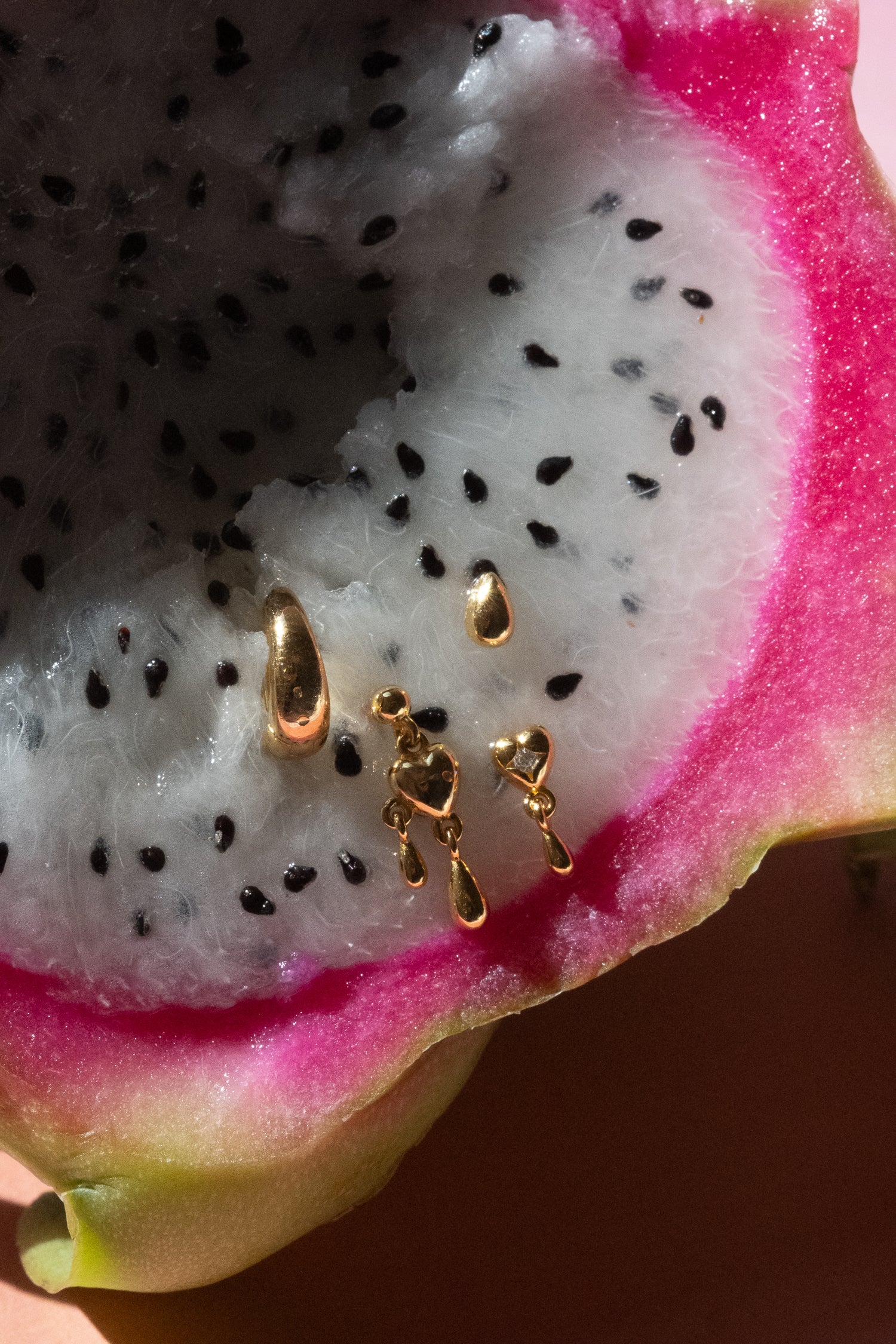Teardrop Heart Earrings Set - Image 5