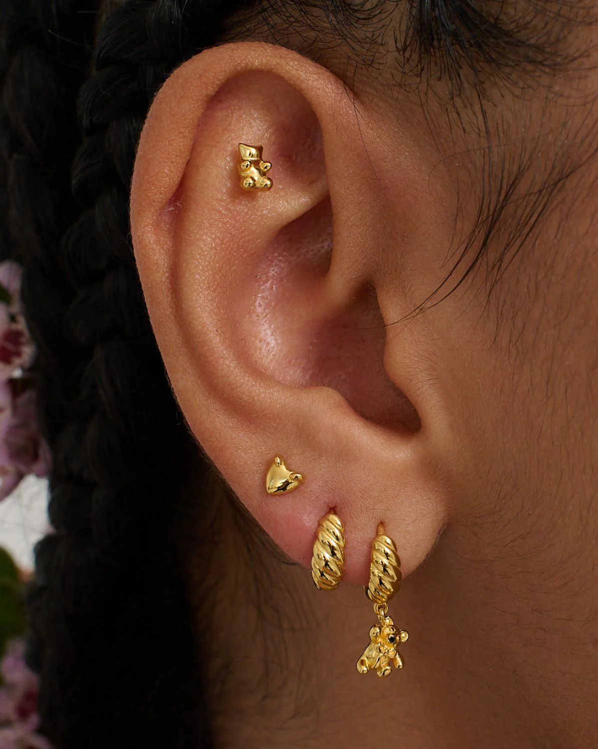 Teddy Bear Earrings Set - Image 6