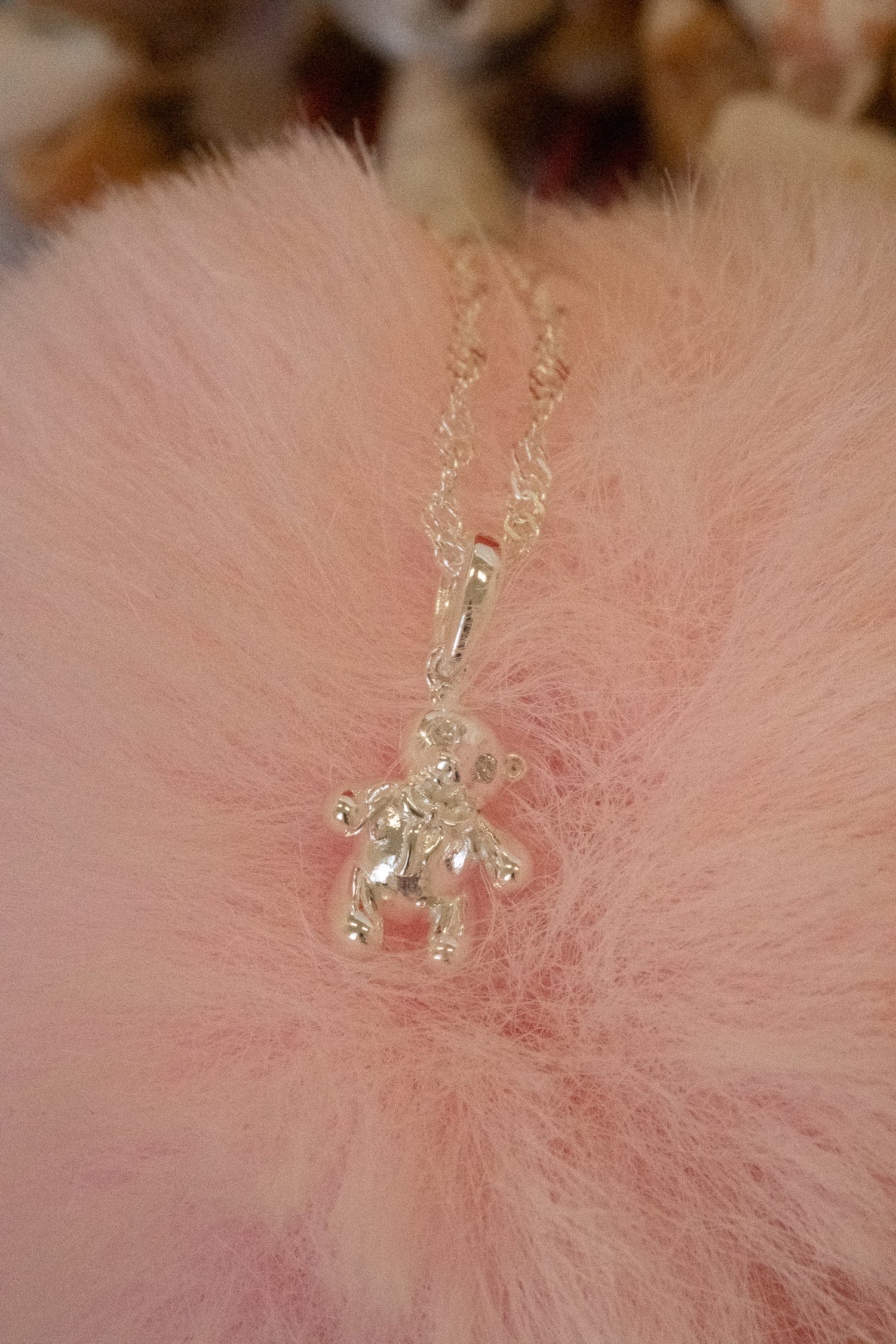 Teddy Pendant Necklace - Sterling Silver - Image 6