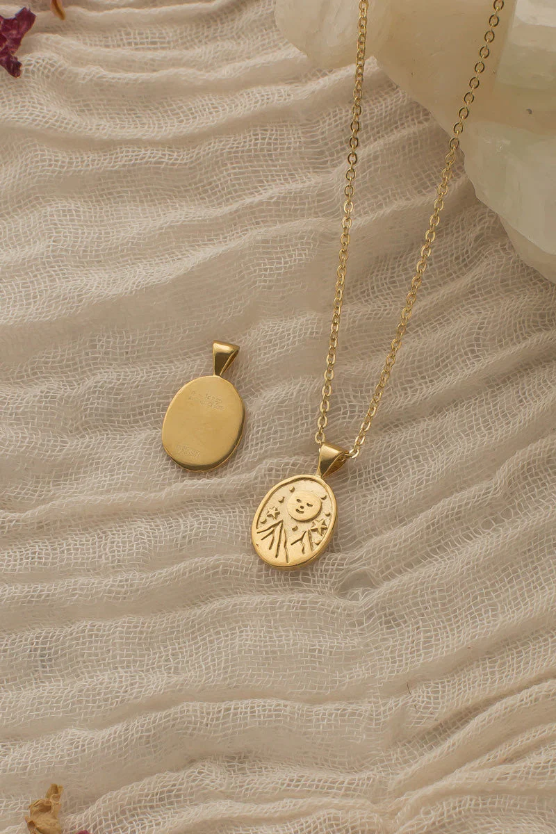 The Moon Tarot Necklace - Image 3
