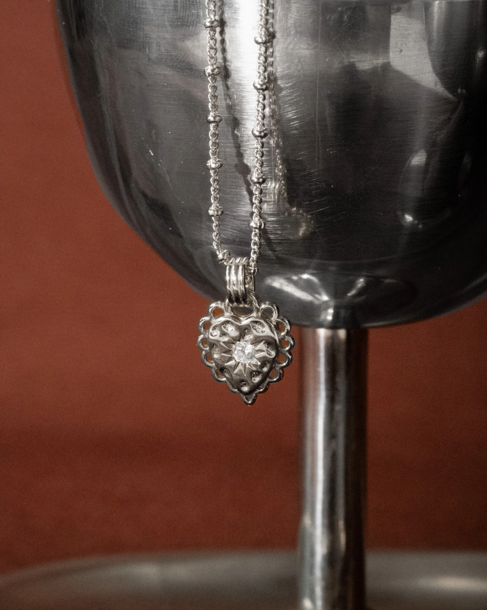 Ti Amo Love Necklace - Sterling Silver - Image 3
