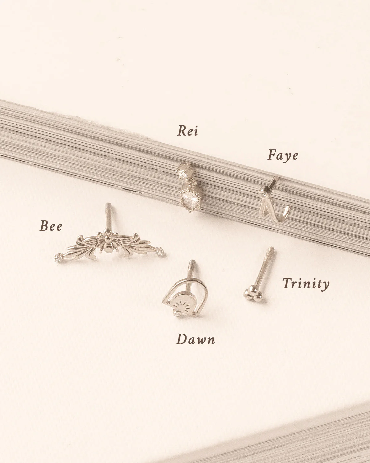 Trinity Single Stud - Sterling Silver - Image 5