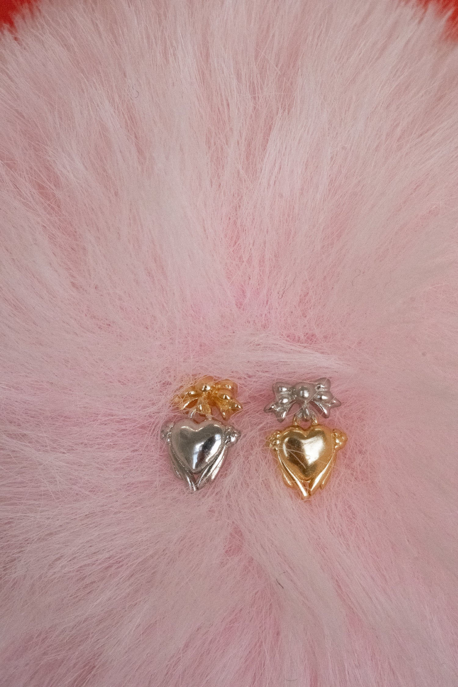 Two-Toned Bow Earrings - Image 8