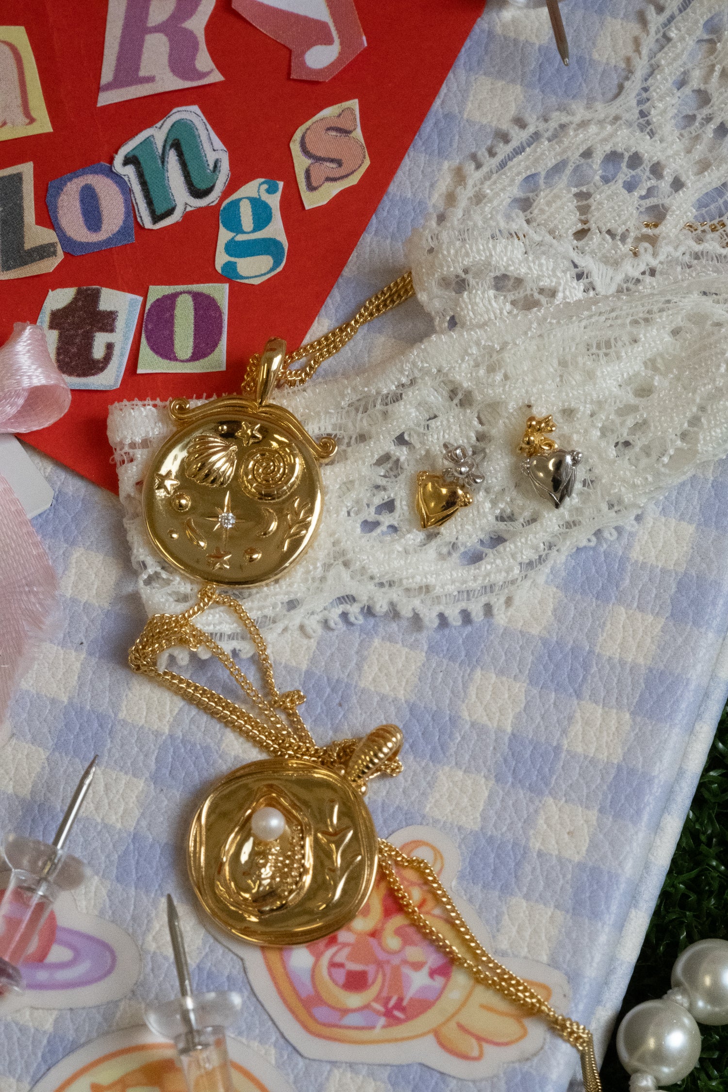 Two-Toned Bow Earrings - Image 9