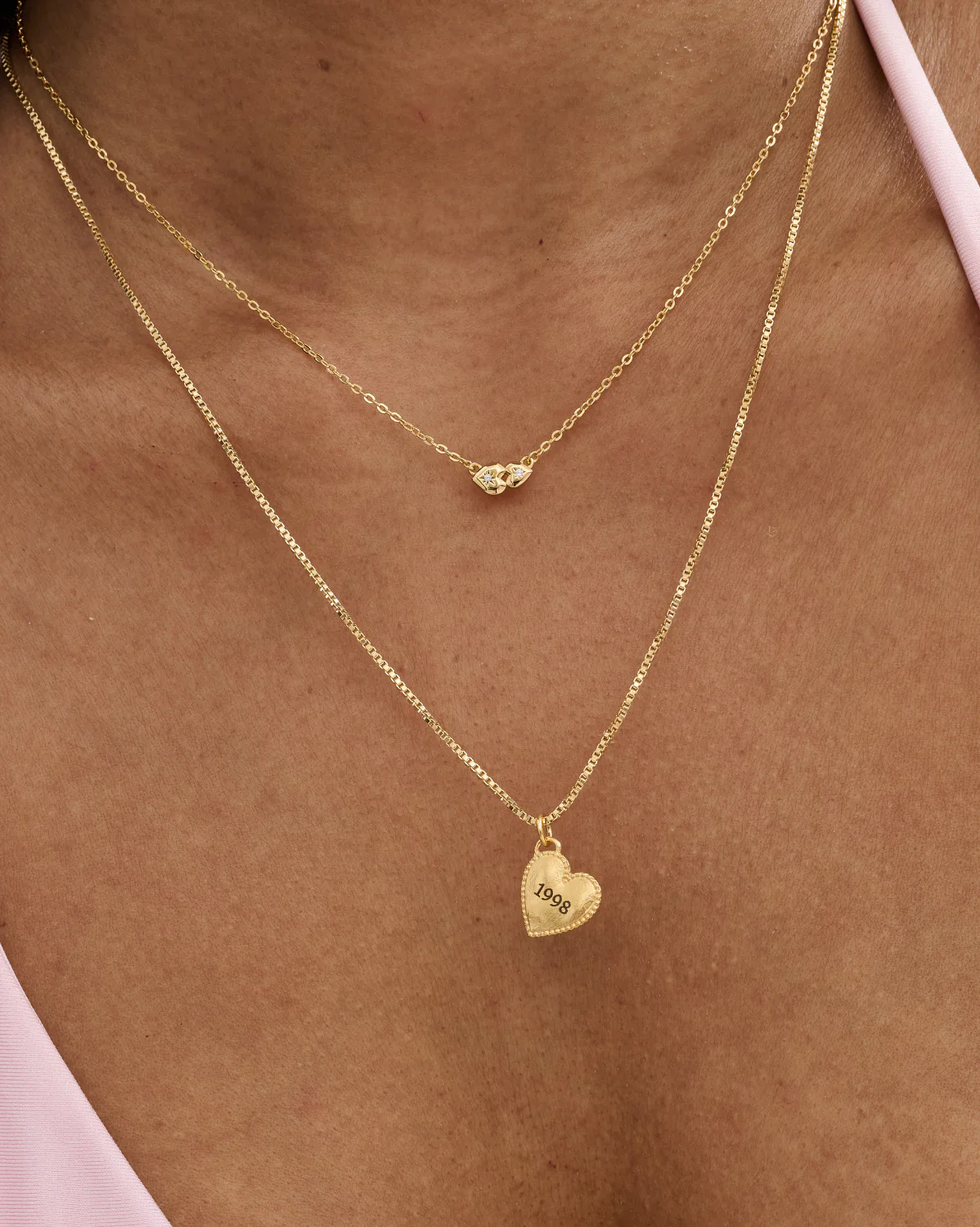 Venus Engravable Heart Necklace - Image 10