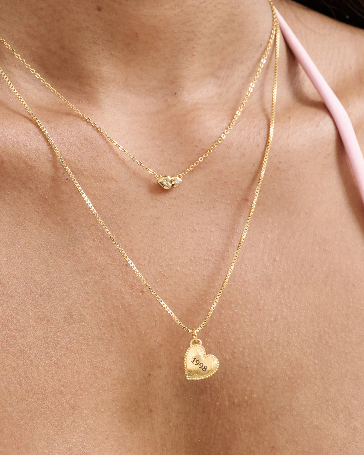 Venus Engravable Heart Necklace - Image 11