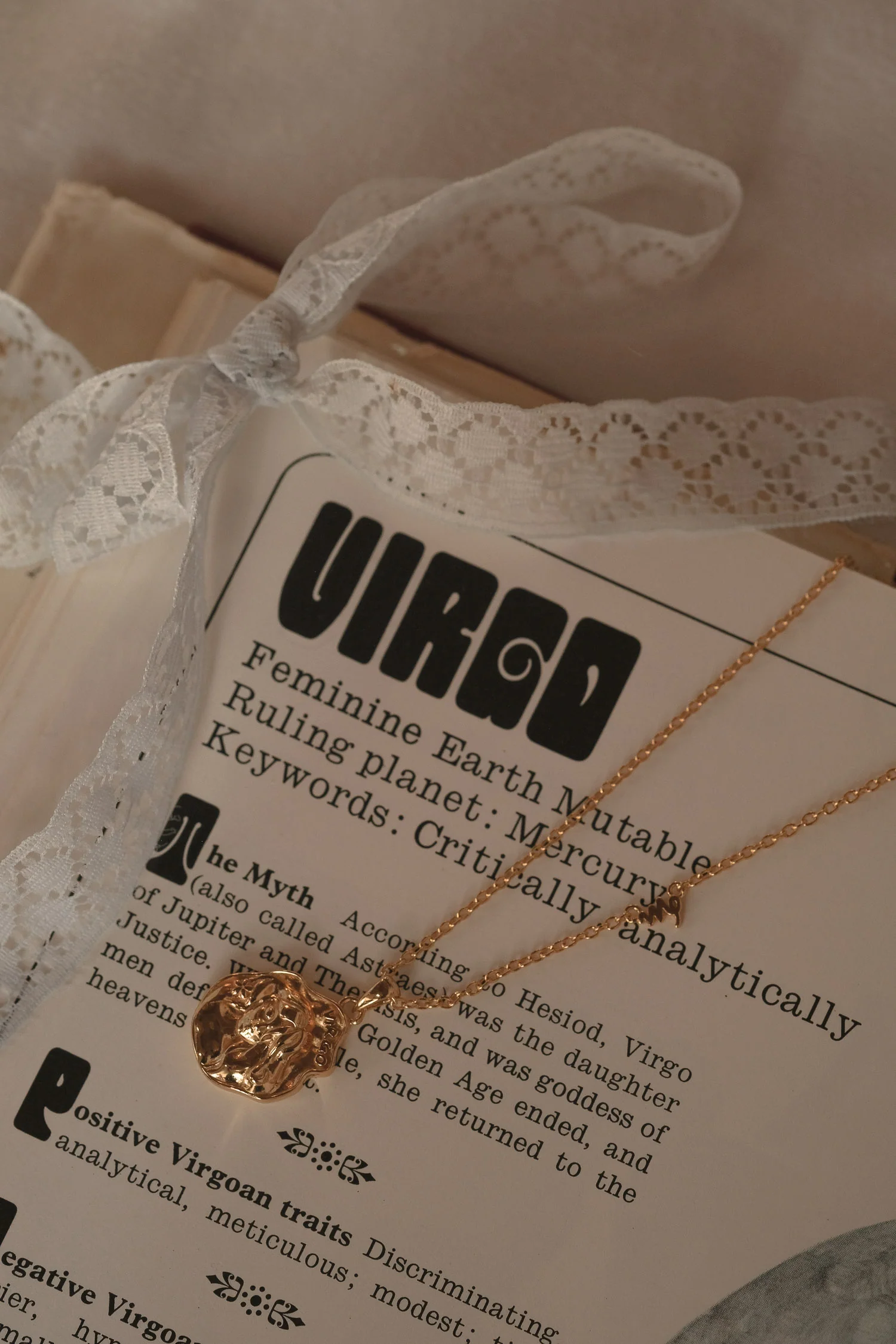 Virgo II Zodiac Necklace - Image 7