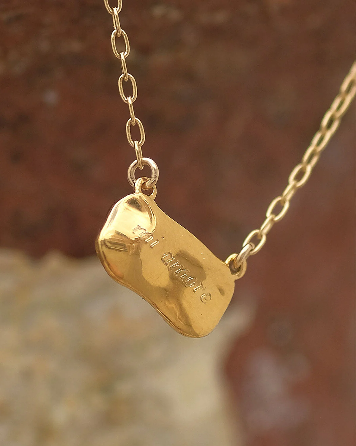 Wave Engravable Necklace - Image 3