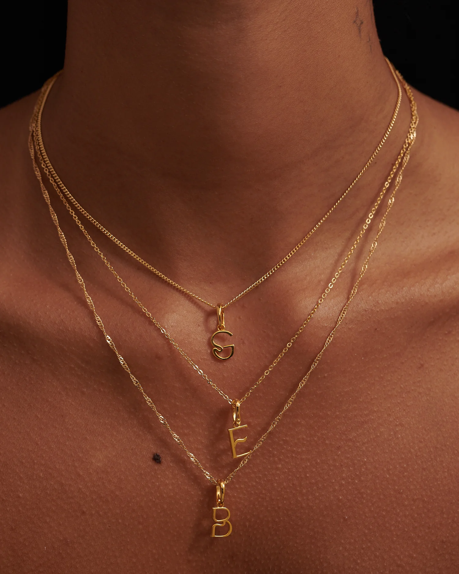 Wavy Initial Pendant - Image 4