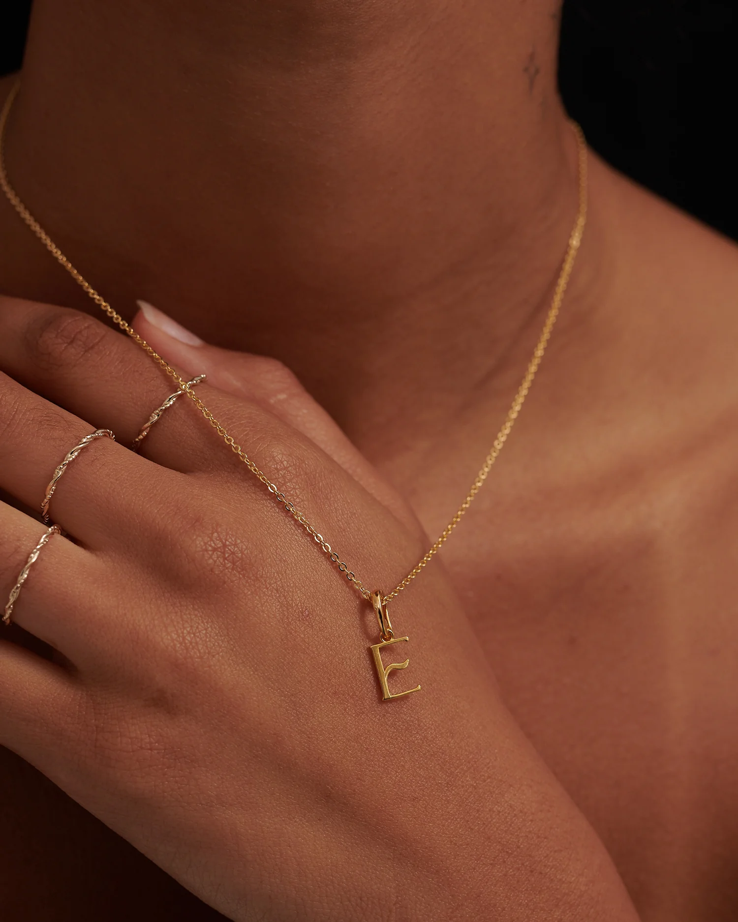 Wavy Initial Pendant - Image 6