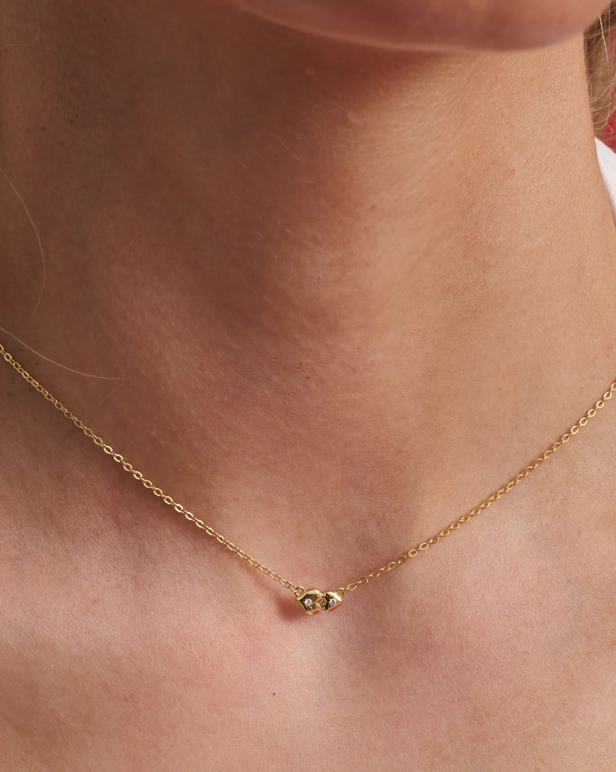 You And Me Dainty Hearts Necklace - Image 7
