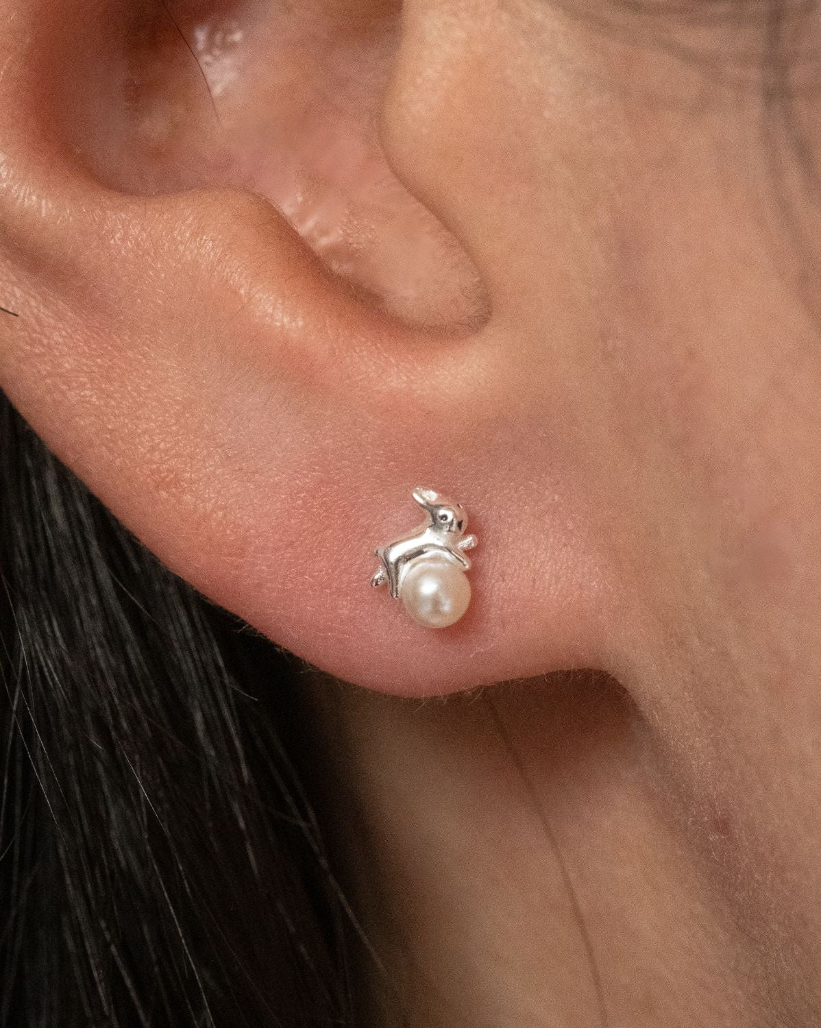 Yue Yue Pearl Piercing - Sterling Silver - Image 3