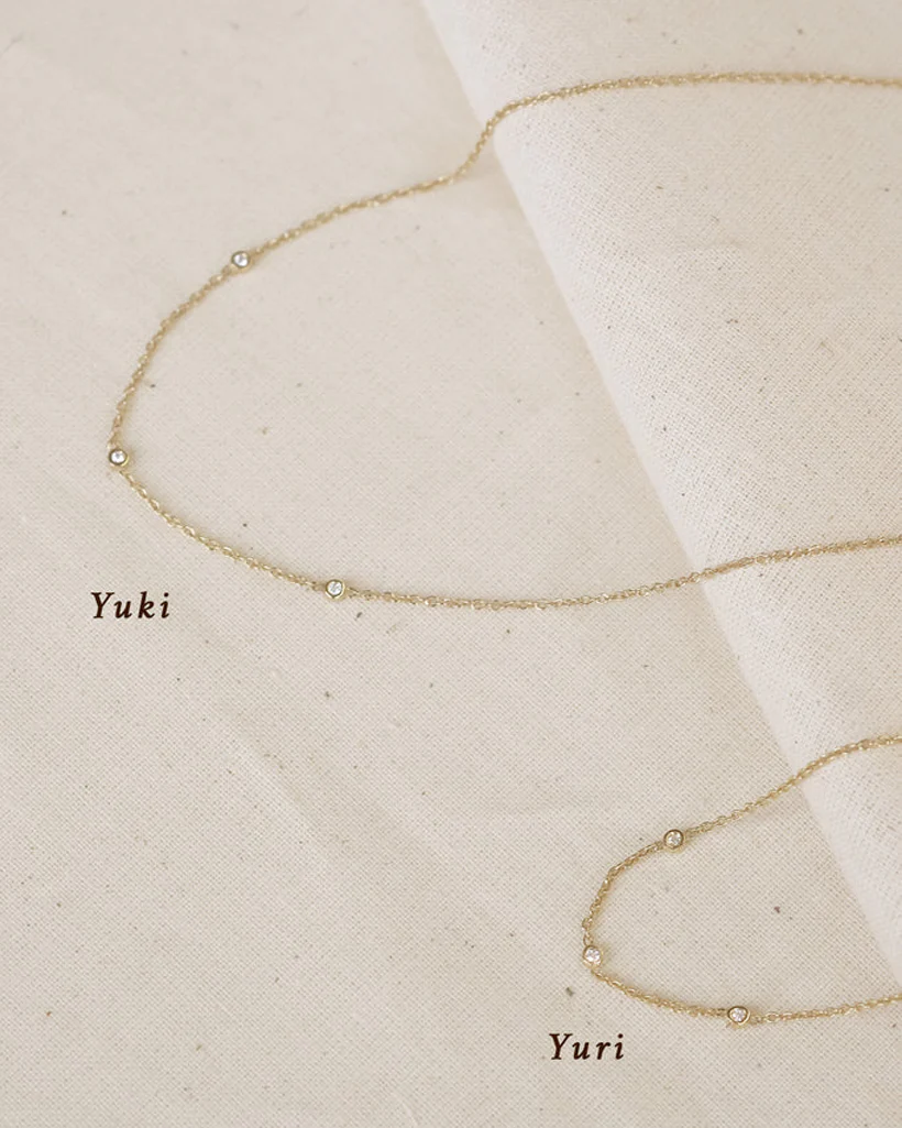 Yuri Solid Gold Trio Diamond Bracelet - Image 3